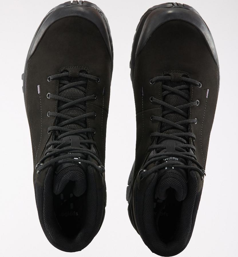 Haglöfs Mens Ridge Mid GT Hiking Boots Black New Zealand 97486NUHX